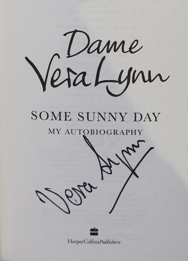 Lynn, Dame Vera - Some Sunny Day, 1st edition, signed, with d/j, 2009